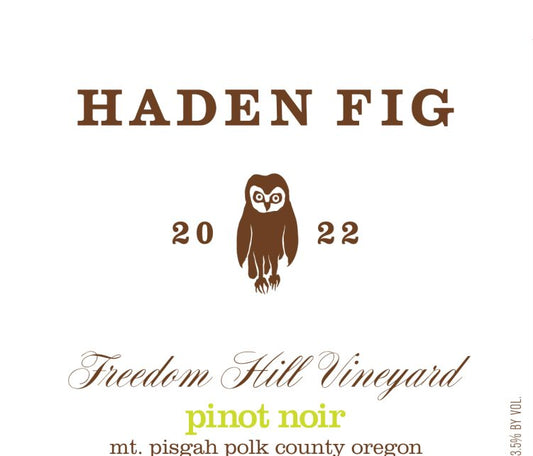 Haden Fig Pinot Noir Willamette Valley 22