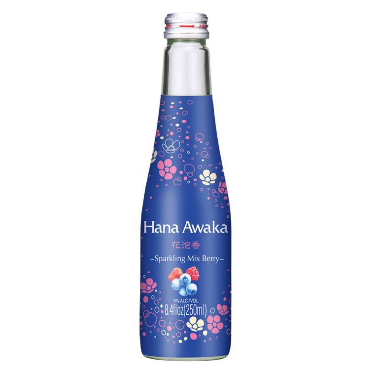 Ozeki Hana Awaka Mixed Berry Sparkling Sake 