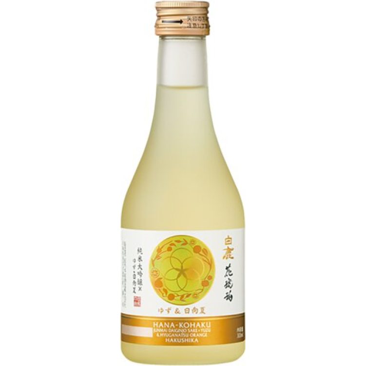 Hakushika Hana-Kohaku Junmai Ginjo Yuzu Sake 