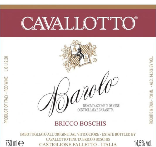 Cavallotto Barolo Bricco Boschis 18 