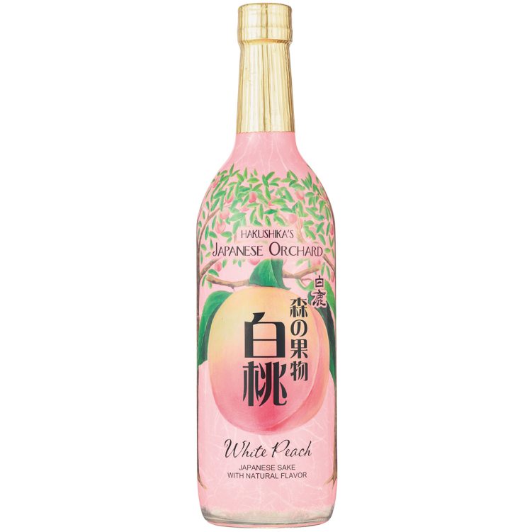 Hakushika Japanese Orchard White Peach Sake 12/720